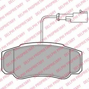 Тормозные колодки DELPHI LP2054