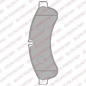 Тормозные колодки DELPHI LP2063
