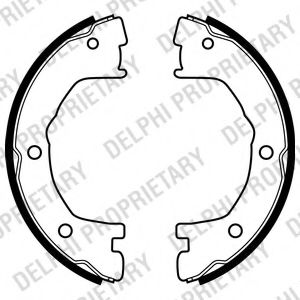 Тормозные колодки барабанные DELPHI LS1919