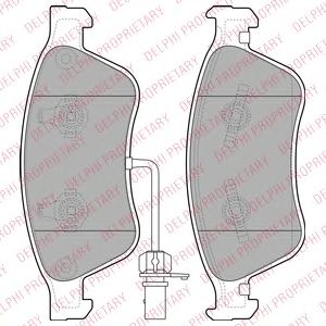 Тормозные колодки DELPHI LP2072