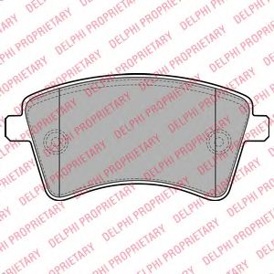 Тормозные колодки DELPHI LP2078
