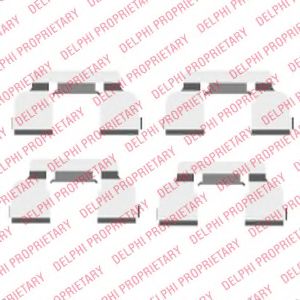 Скобы тормозных колодок DELPHI LX0410