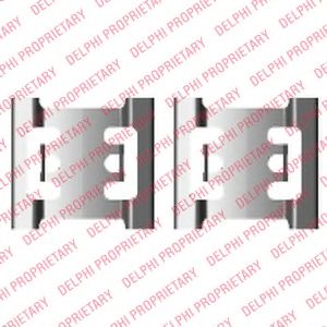 Скобы тормозных колодок DELPHI LX0428