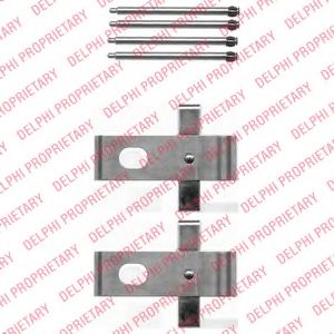 Скобы тормозных колодок DELPHI LX0443