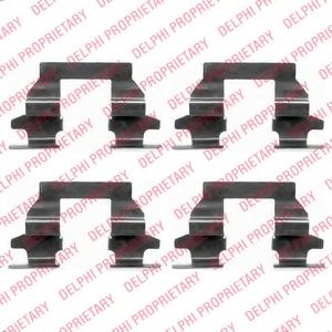 Скобы тормозных колодок DELPHI LX0446