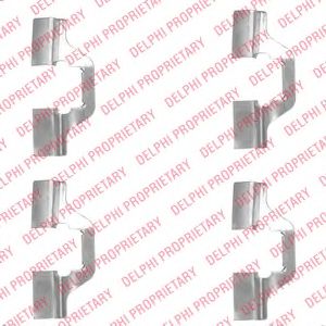 Скобы тормозных колодок DELPHI LX0492