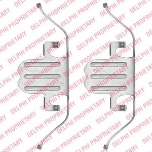 Скобы тормозных колодок DELPHI LX0494