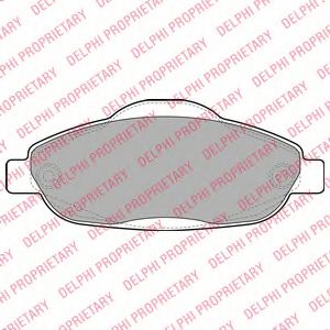Тормозные колодки DELPHI LP2070
