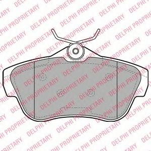 Тормозные колодки DELPHI LP2071