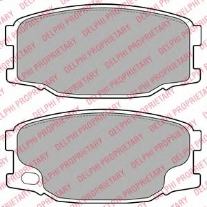 Тормозные колодки DELPHI LP2073