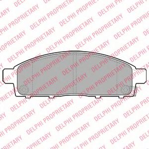 Тормозные колодки DELPHI LP2074
