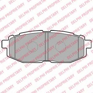Тормозные колодки DELPHI LP2076