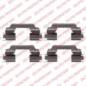 Скобы тормозных колодок DELPHI LX0425