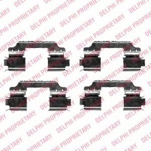 Скобы тормозных колодок DELPHI LX0426