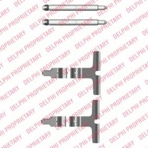 Скобы тормозных колодок DELPHI LX0427