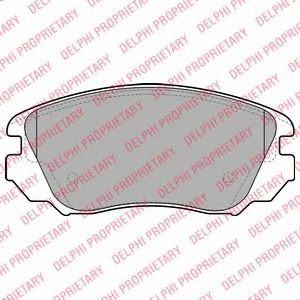 Тормозные колодки DELPHI LP2080