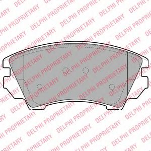 Тормозные колодки DELPHI LP2081