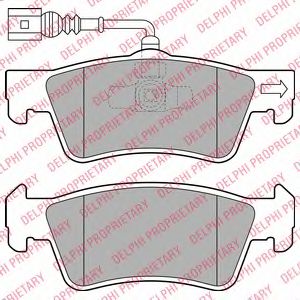 Тормозные колодки DELPHI LP2086