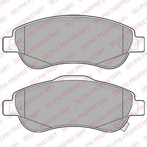 Тормозные колодки DELPHI LP2093