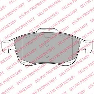 Тормозные колодки DELPHI LP2101