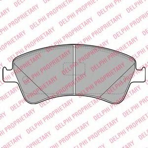 Тормозные колодки DELPHI LP2104