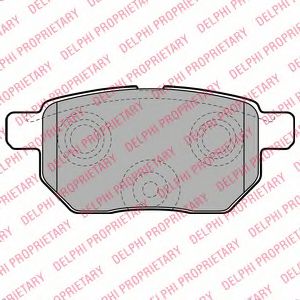 Тормозные колодки DELPHI LP2105
