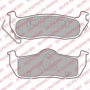 Тормозные колодки DELPHI LP2109