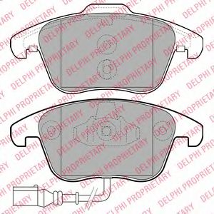 Тормозные колодки DELPHI LP2110