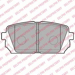 Тормозные колодки DELPHI LP2051