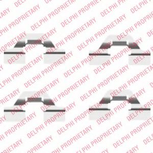 Скобы тормозных колодок DELPHI LX0430