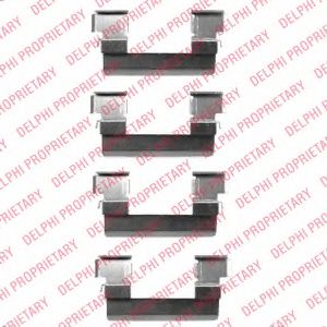 Скобы тормозных колодок DELPHI LX0466