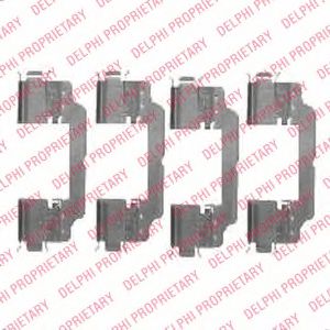 Скобы тормозных колодок DELPHI LX0475