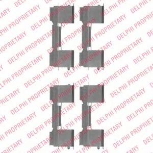 Скобы тормозных колодок DELPHI LX0478