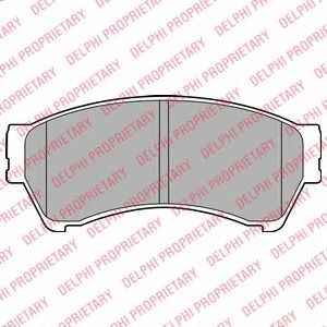 Тормозные колодки DELPHI LP2111