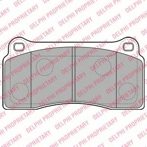 Тормозные колодки DELPHI LP2113
