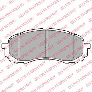Тормозные колодки DELPHI LP2128