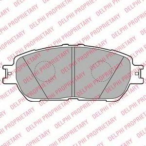 Тормозные колодки DELPHI LP2132