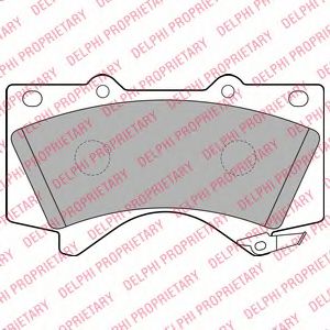 Тормозные колодки DELPHI LP2134