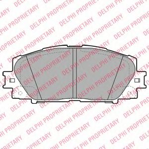 Тормозные колодки DELPHI LP2135