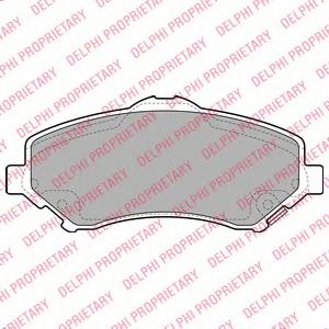 Тормозные колодки DELPHI LP2143