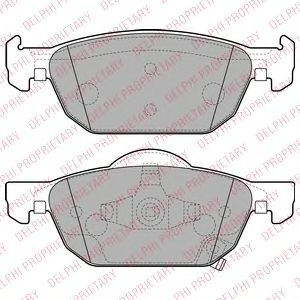 Тормозные колодки DELPHI LP2144