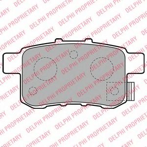 Тормозные колодки DELPHI LP2145