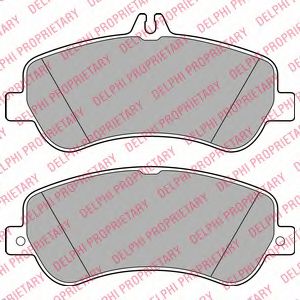Тормозные колодки DELPHI LP2146