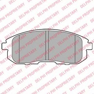 Тормозные колодки DELPHI LP2148