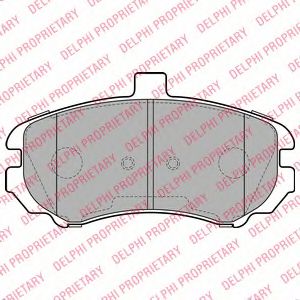 Тормозные колодки DELPHI LP2150