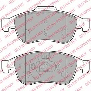 Тормозные колодки DELPHI LP2152