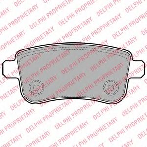Тормозные колодки DELPHI LP2153