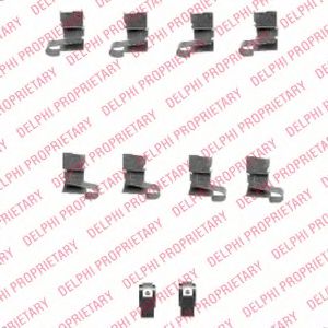 Скобы тормозных колодок DELPHI LX0432