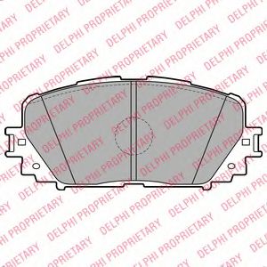 Тормозные колодки DELPHI LP2123