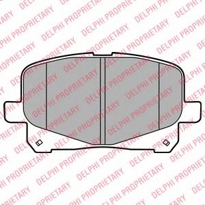 Тормозные колодки DELPHI LP2129